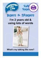 Ages and Stages I'm 2 Years Old