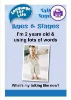 Ages and Stages I'm 2 Years Old