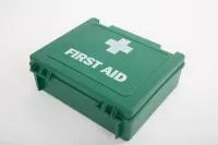 Green first aid box