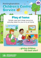 Play at home booklet cover