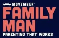 Family man. Parenting that works. logo
