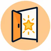 star in doorway