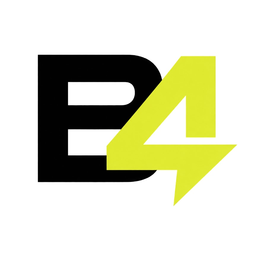 B4GAMBLE logo: the letter B with a lime-green 4 in a white circle