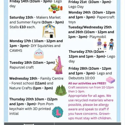 Bassetlaw Museum Summer 2026 Activities