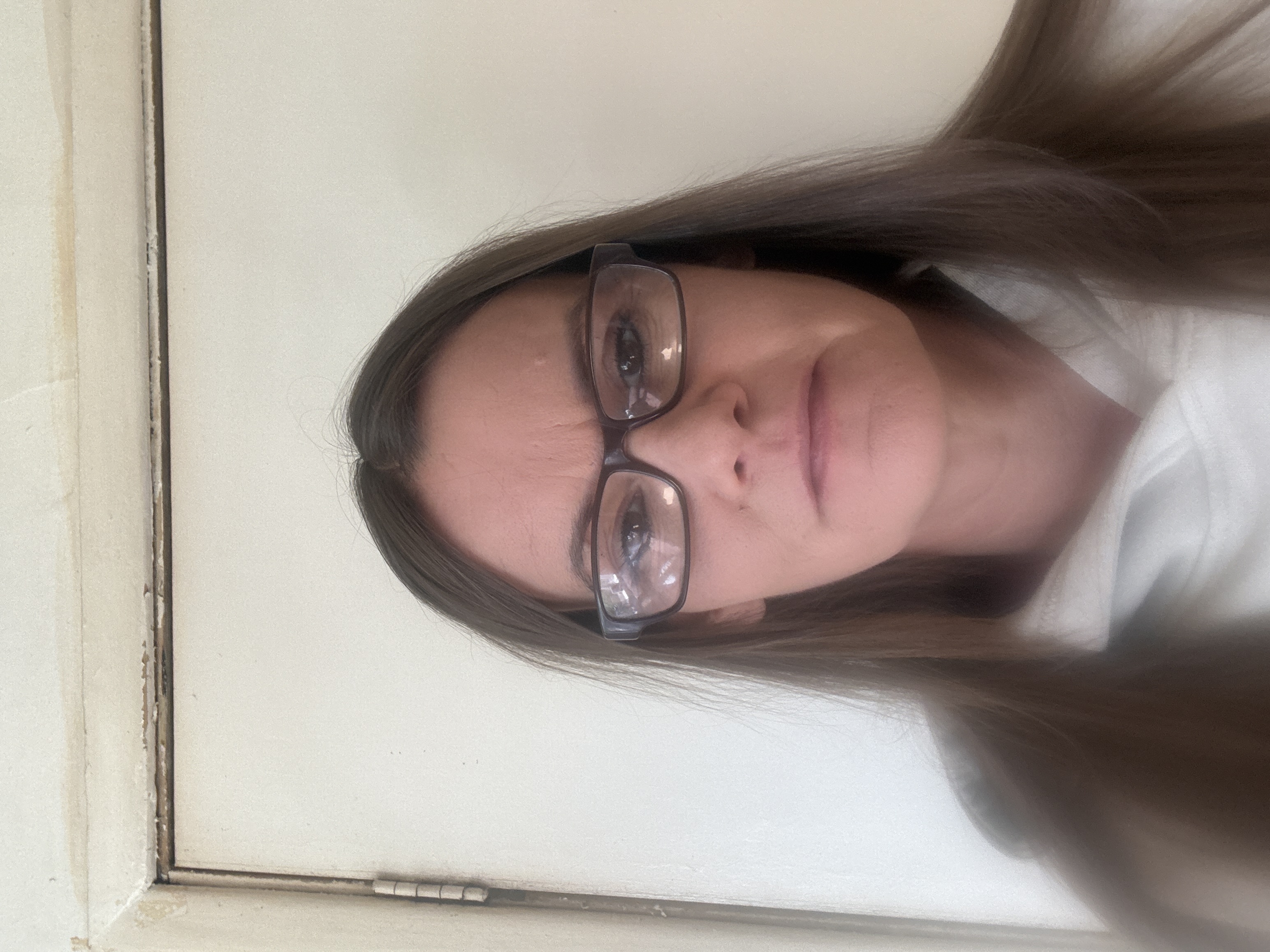Dark hair glasses 