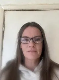 Dark hair glasses