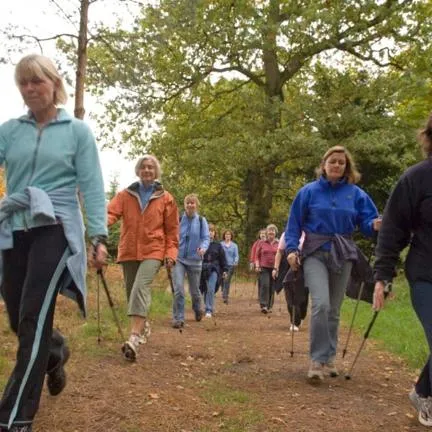 Group photo of Nordic Walkers 1