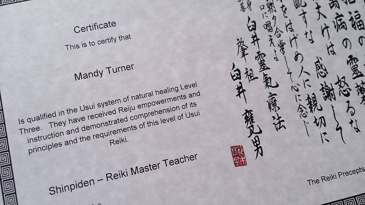 Reiki Shinpiden Master Teacher
