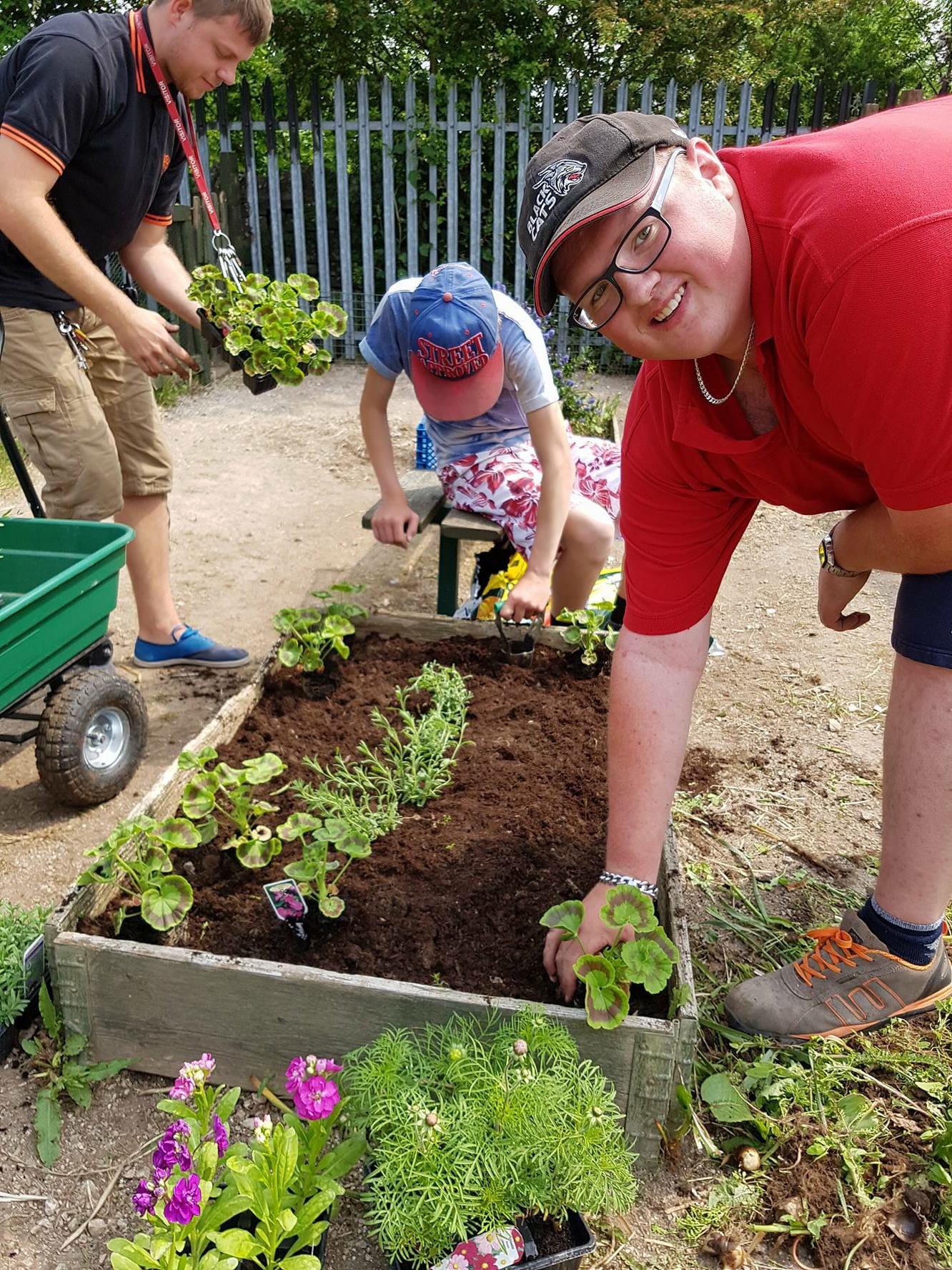 service users working on our nature project
