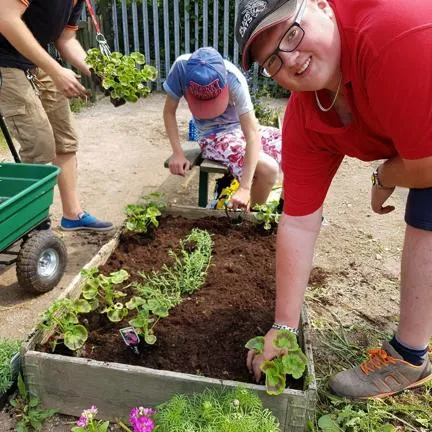 service users working on our nature project