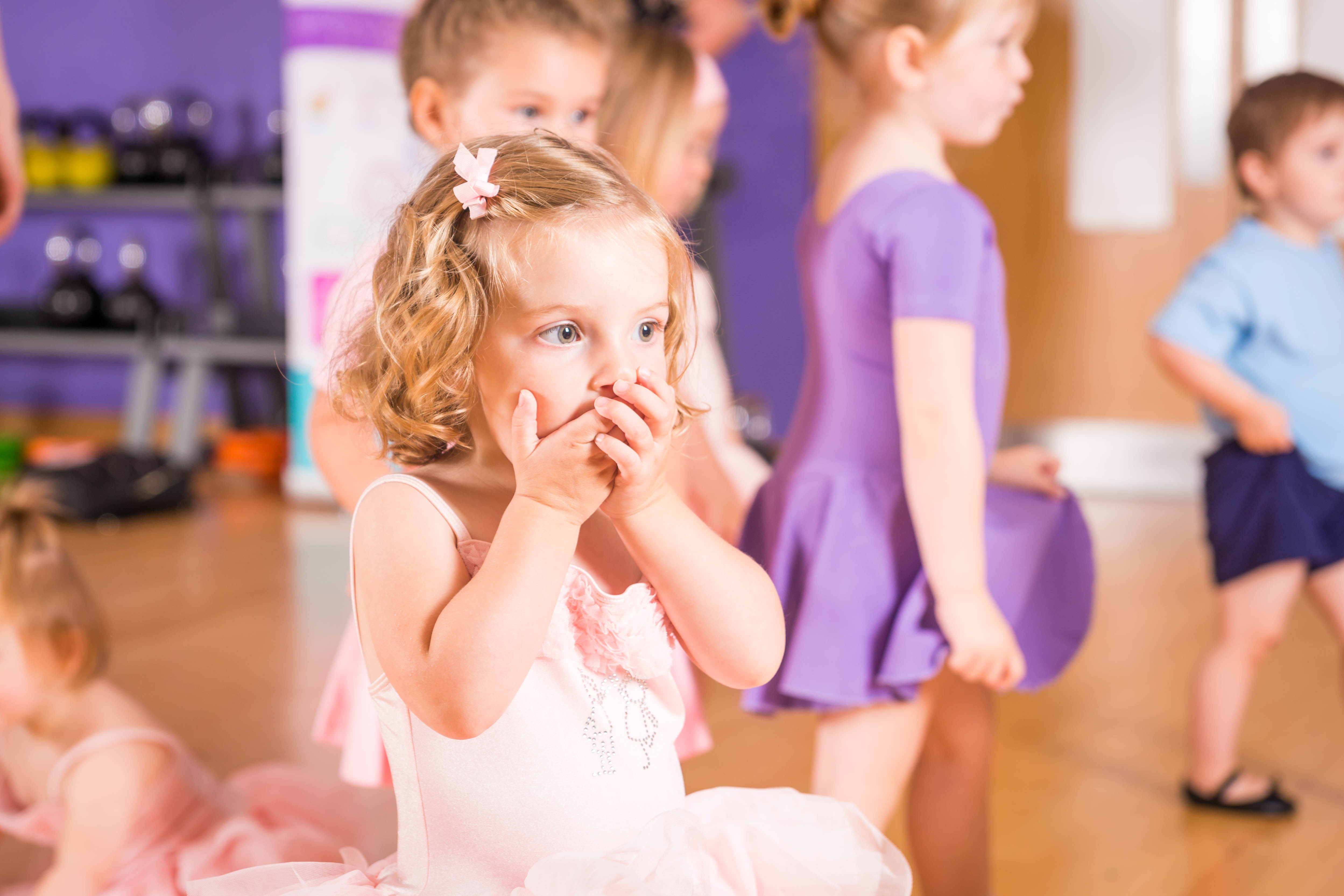 Picture of toddlers in ballet outfits