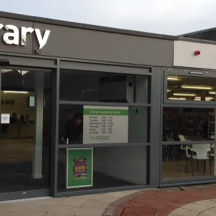 Exterior shot of Bingham Library.