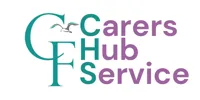 CFHS Carers Hub Service logo with stylized letters and a bird graphic.