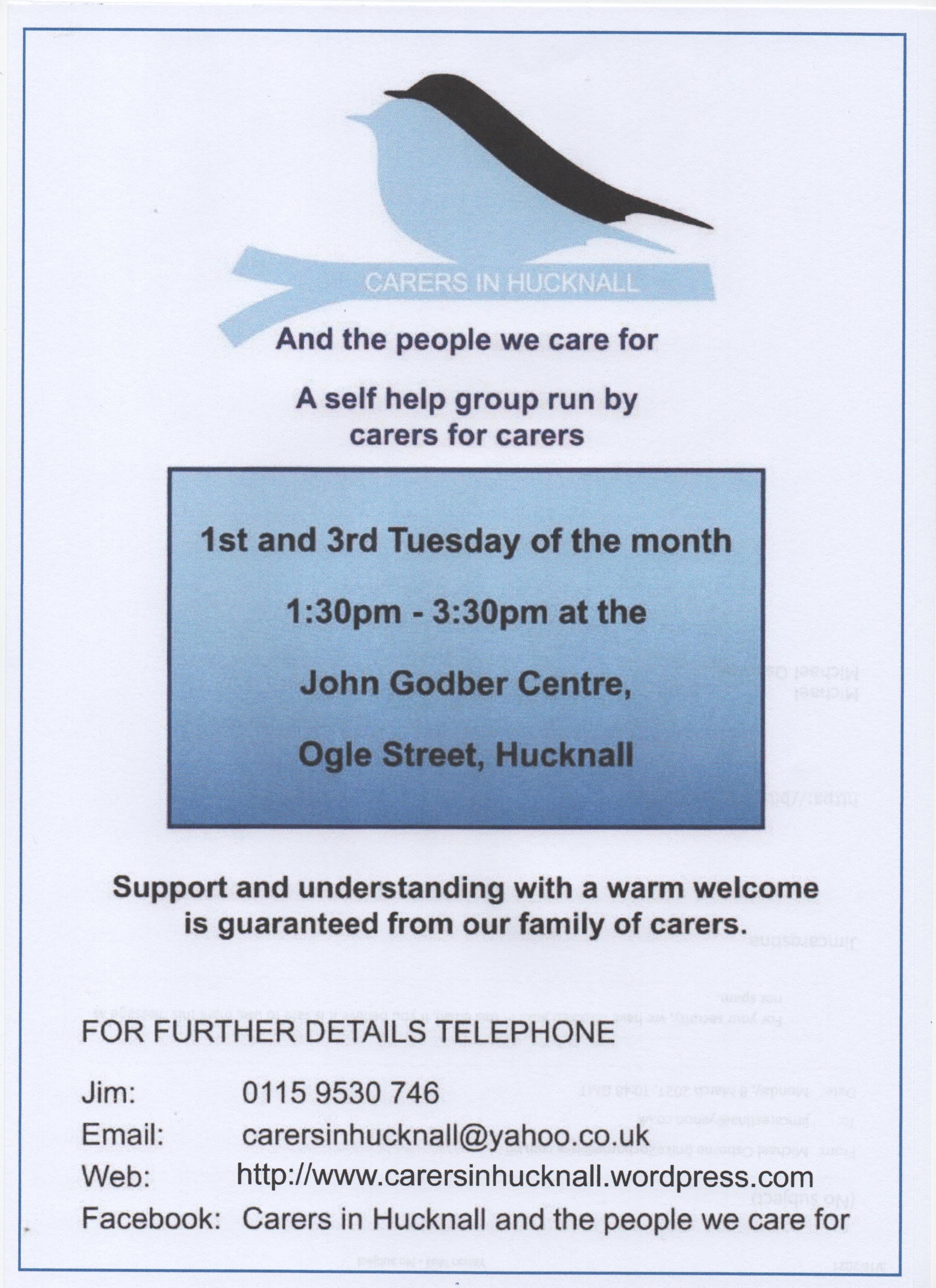 Carers in Hucknall Poster