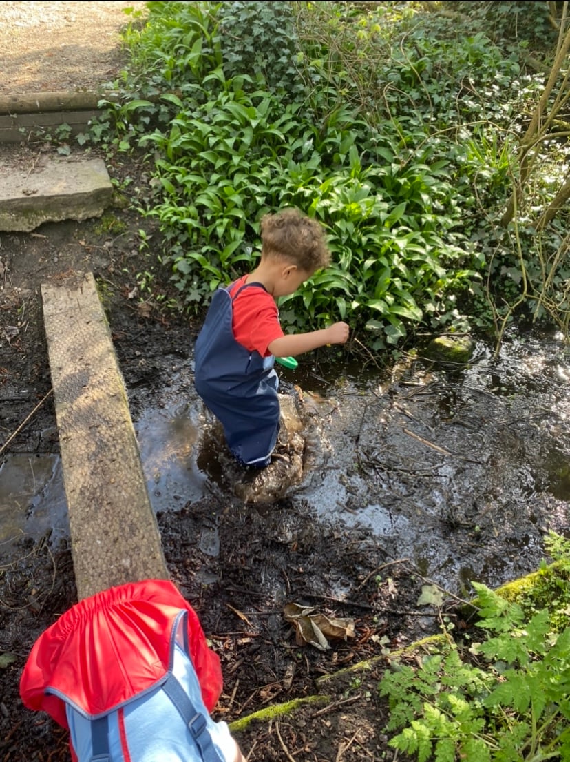 Muddy puddles fun