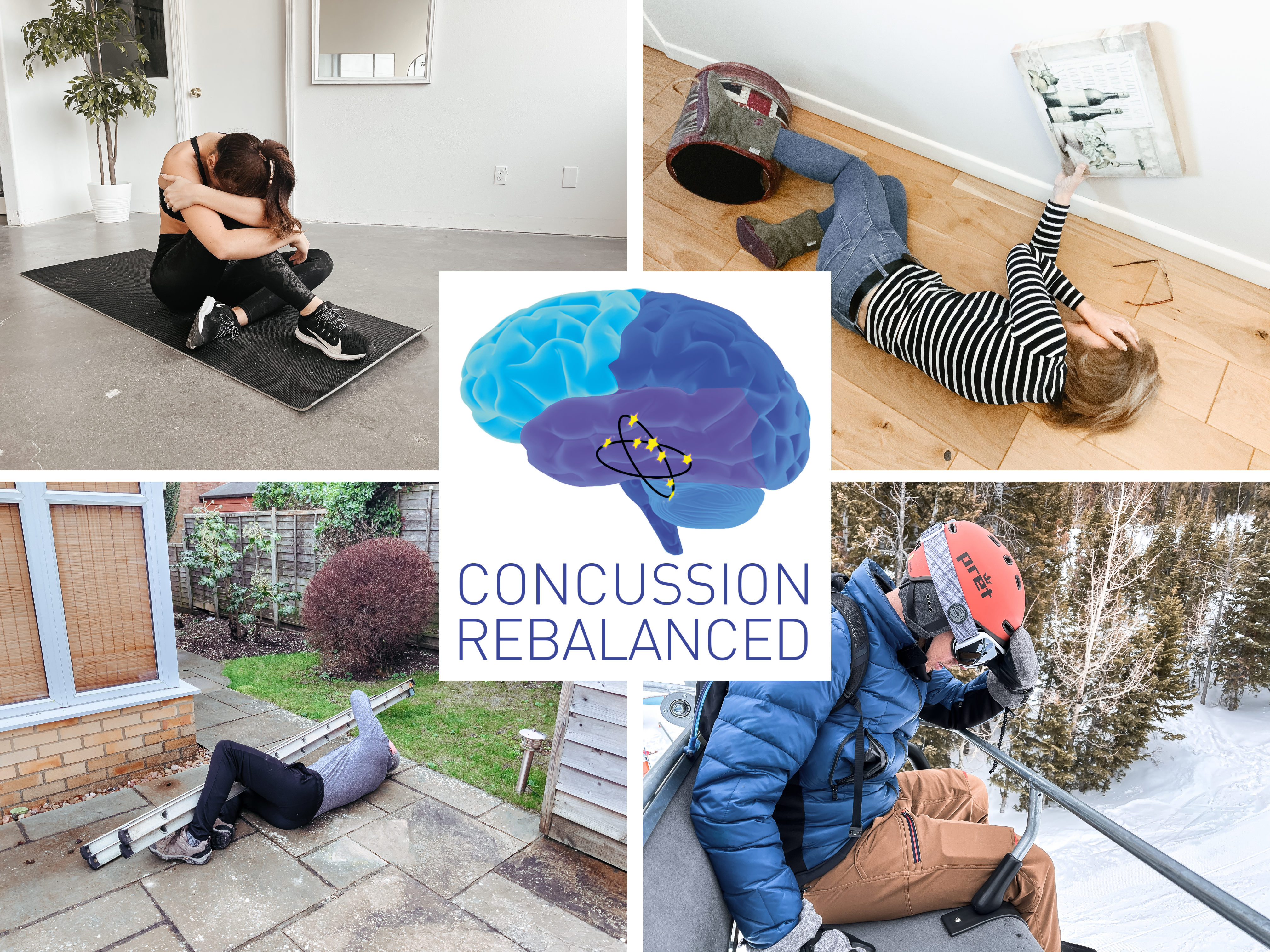 Concussion Rebalanced Postcard