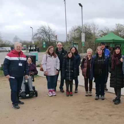 Photo of guided walk