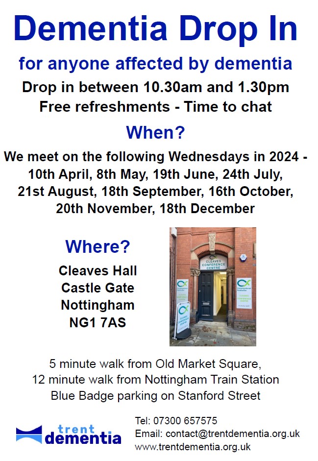 Dementia Drop-in flyer