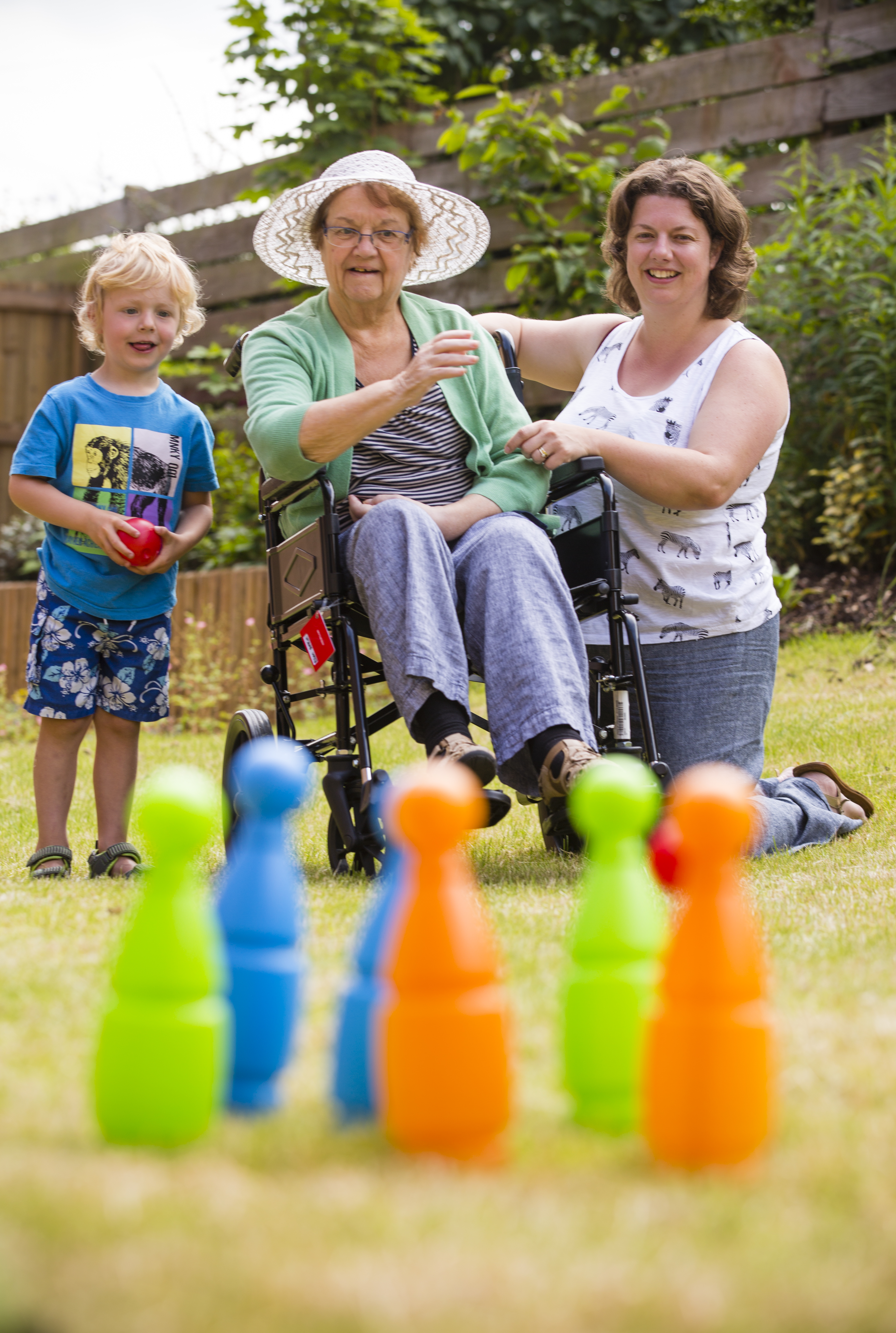 Bowls in the garden