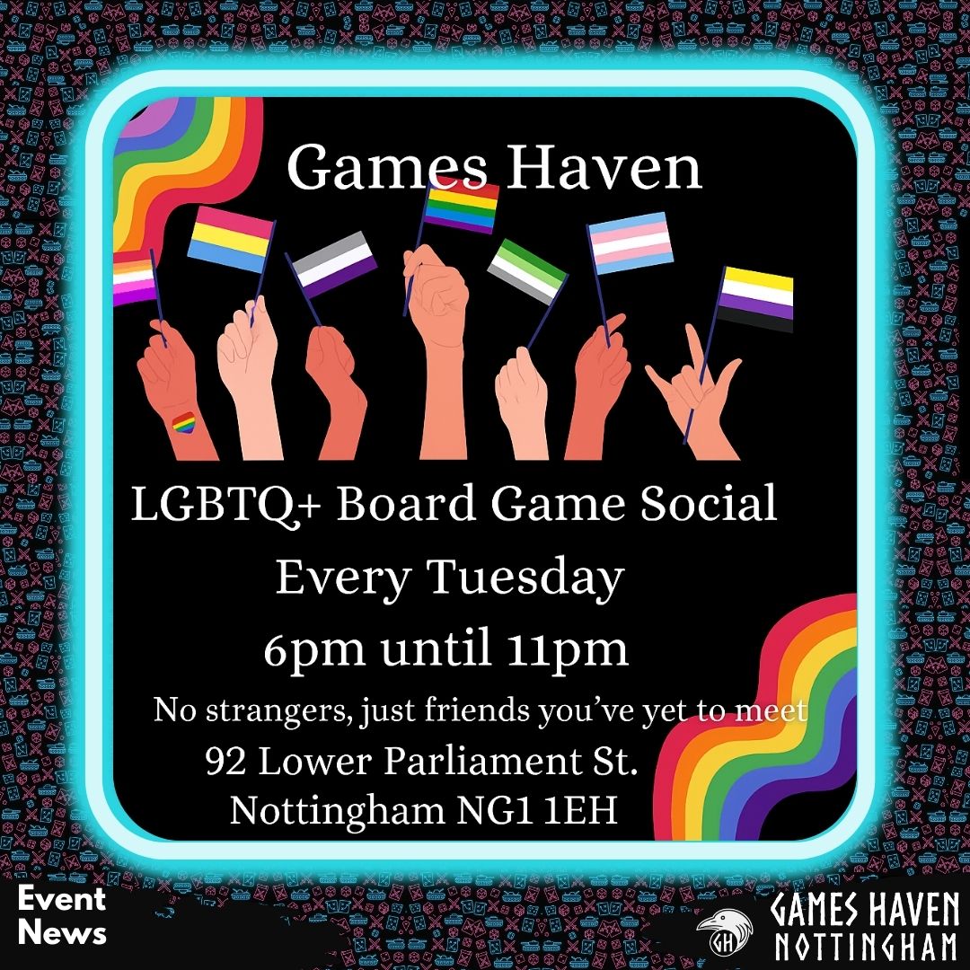 LGBTQ+ Boardgames Night