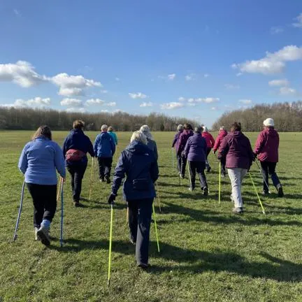Group photo of Nordic Walkers 3
