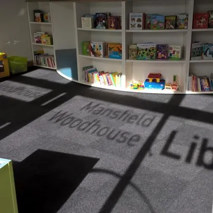 Mansfield Woodhouse Children's Library area