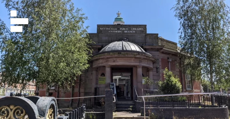 Meadows library building photo