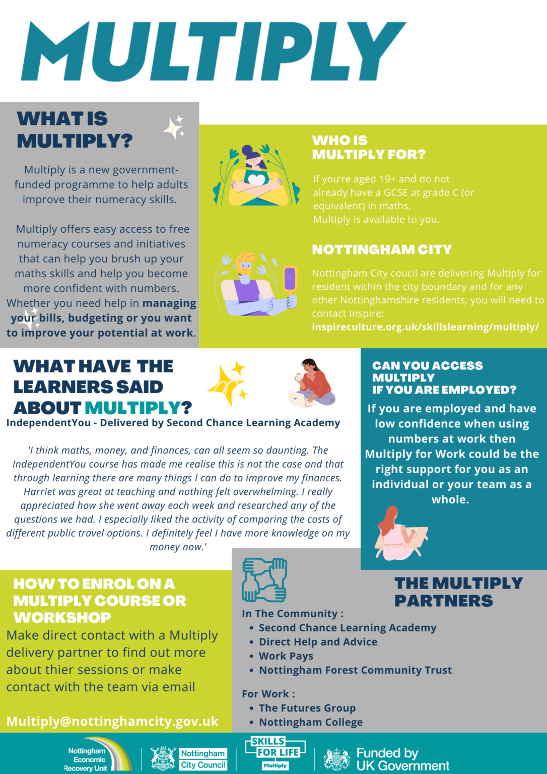 Multiply Information Poster