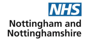 NHS Nottingham and Nottinghamshire logo
