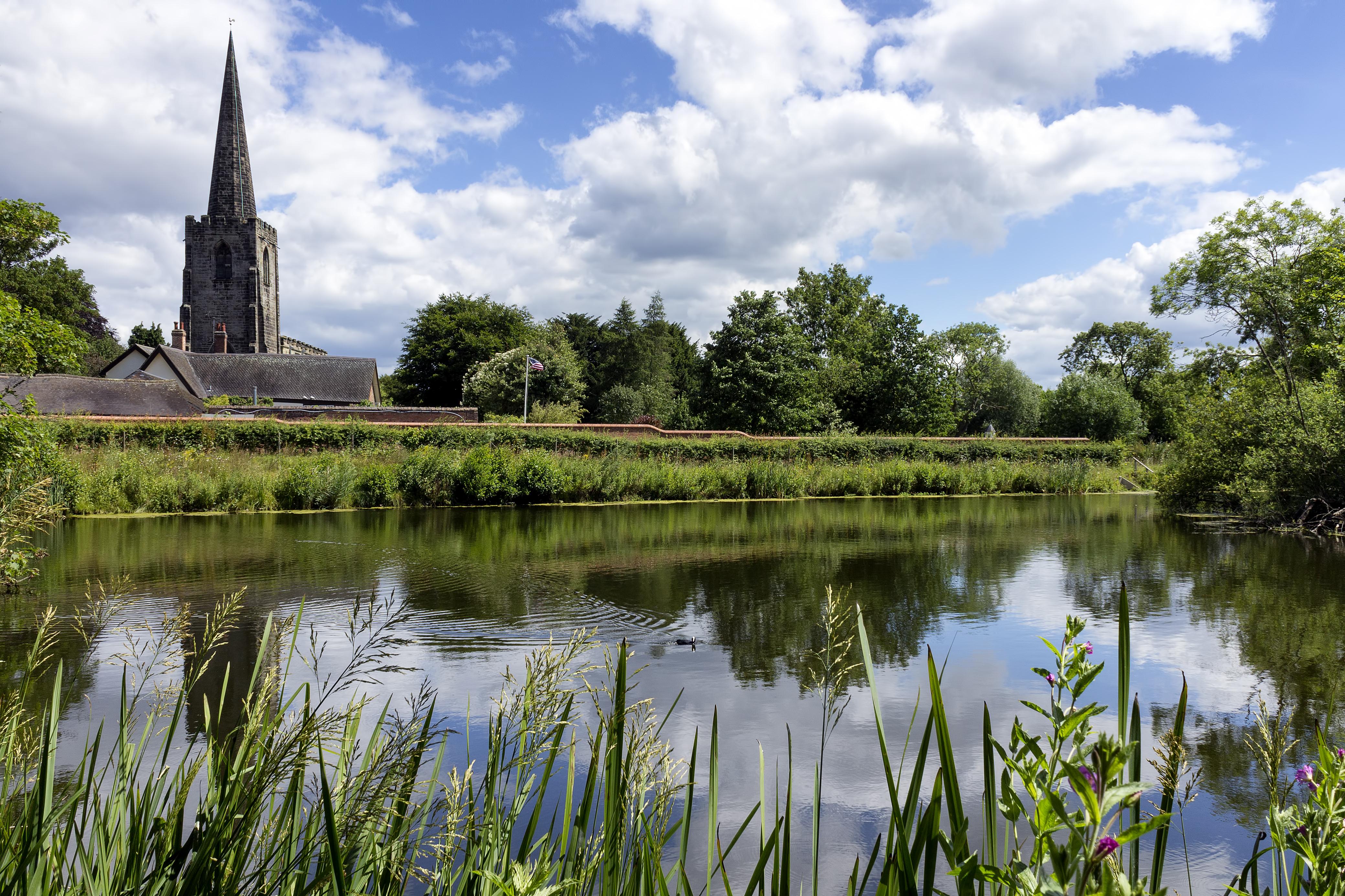 Reserve photo with St Marys Church
