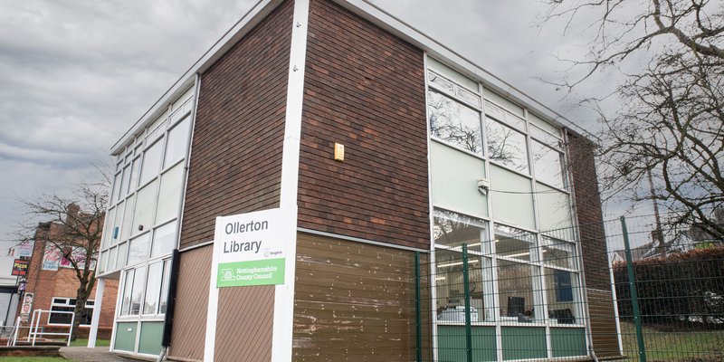 External view of Ollerton Library