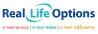 Logo: Real Life Options, a real choice, a real voice, a real difference
