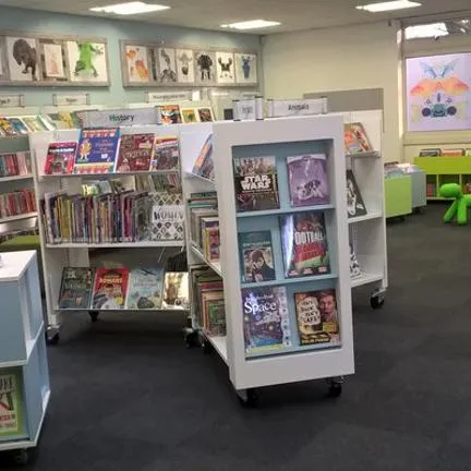Interior shot of Ruddington Library