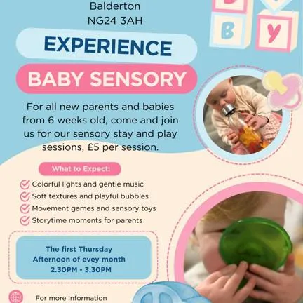 Baby sensory poster