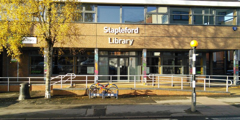 Exterior shot of Stapleford Library and Learning Centre