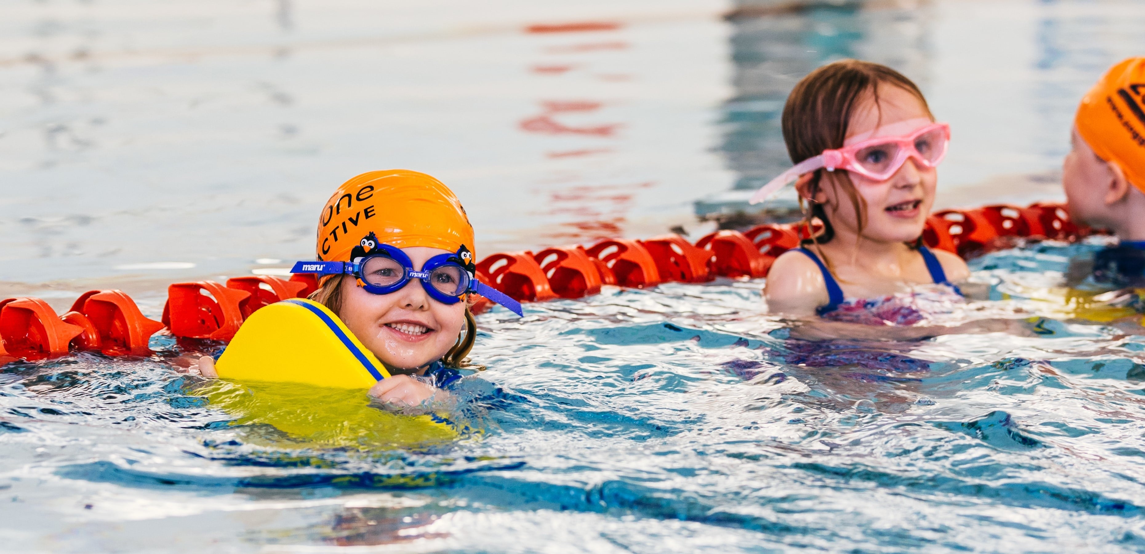 Children swiming