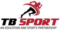 TB Sport logo. An education and sports partnership