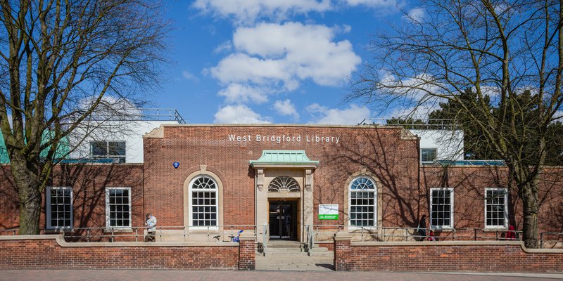 Outside of West Bridgford Library