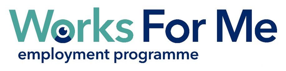 Green And Blue Works For Me Logo