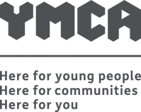 YMCA logo 'Here for young people. here for communities, here for you'
