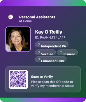 Kay O'Reilly's ID card