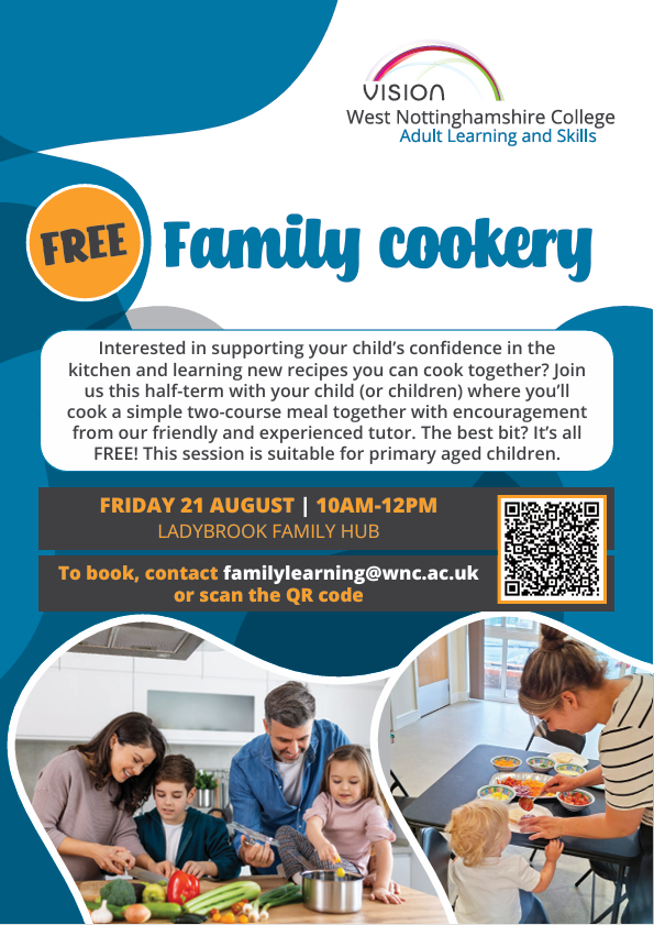 family cooking poster