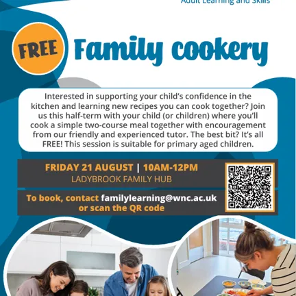 family cooking poster