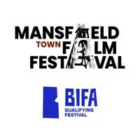 Mansfield Town Film Festival logo which features pit headstocks, plus the BIFA (British Independent Film Awards) logo