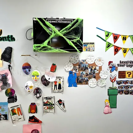 Picture of Bulwell Riverside Play and Youth display Wall