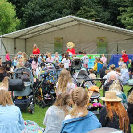 Lark in the park stage area