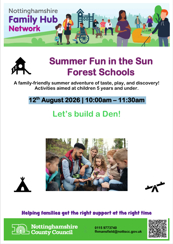 Summer Fun in the Sun - Forest Schools poster