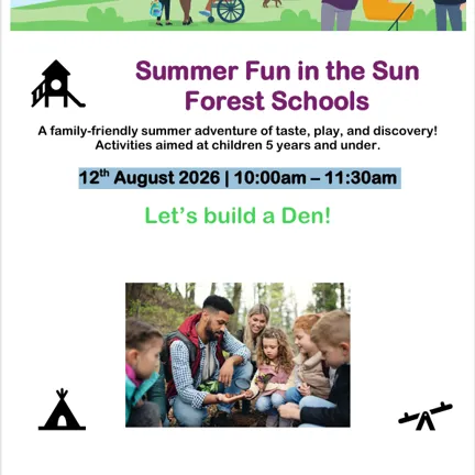 Summer Fun in the Sun - Forest Schools poster