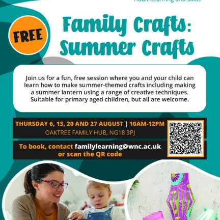 Family crafts: Summer crafts, make a summer lantern