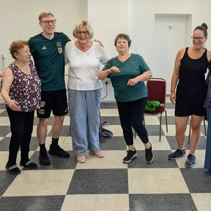 Members of The Queens Walk Community Centre Notts In Mind